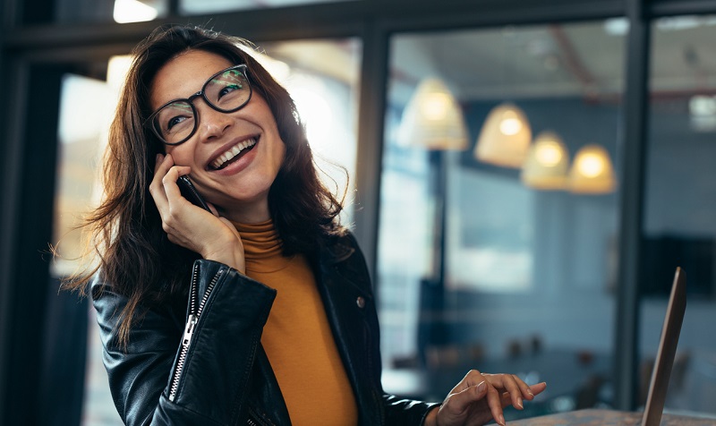 Woman on the phone