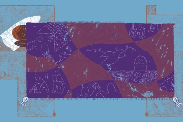 Drawing of a floor plan